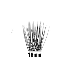 C Curl Lash Clusters 10-16mm Individual Wisps for DIY Eyelash Extensions
