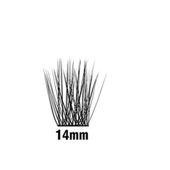 C Curl Lash Clusters 10-16mm Individual Wisps for DIY Eyelash Extensions