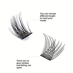 72 Cluster Lashes 8 16mm Eyelashes Extension For DIY