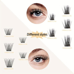 72 Cluster Lashes 8 16mm Eyelashes Extension For DIY