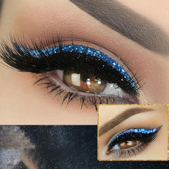 Glitter Eyeliner & Eyelashes Stickers Self Adhesive Extension Patch