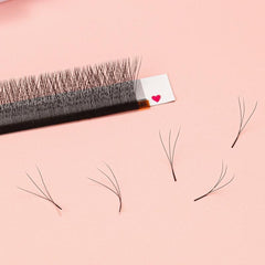 3D Fan Eyelashes Natural Soft Matte False Eyelashes