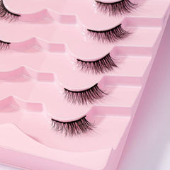 Fluffy Half Eye Lashes Soft Mink Hair Natural Style Cosplay