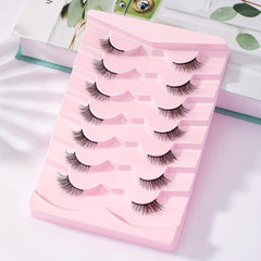 Fluffy Half Eye Lashes Soft Mink Hair Natural Style Cosplay