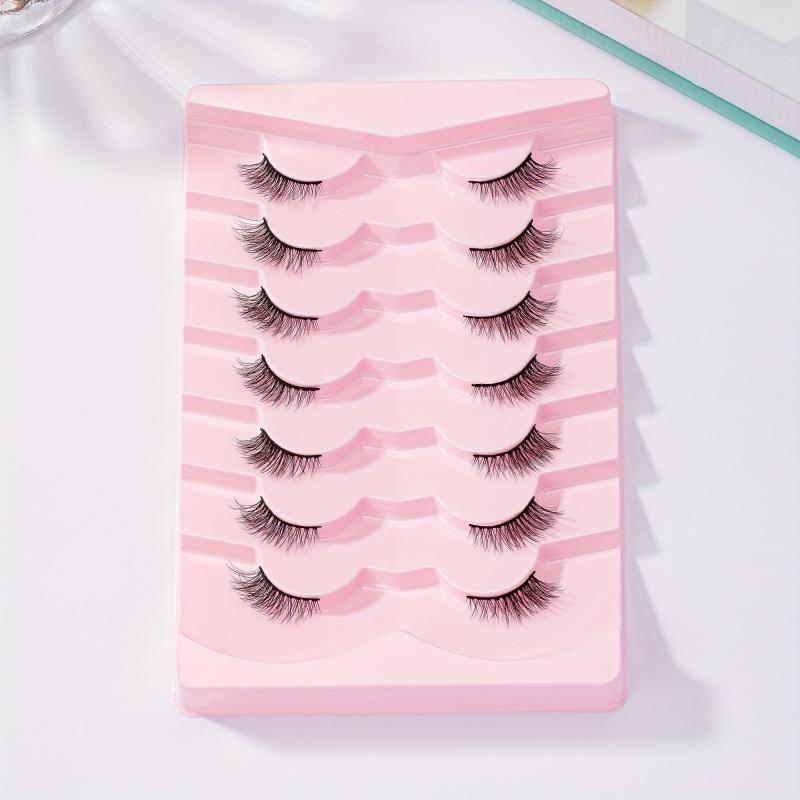 Fluffy Half Eye Lashes Soft Mink Hair Natural Style Cosplay