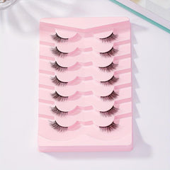 Fluffy Half Eye Lashes Soft Mink Hair Natural Style Cosplay