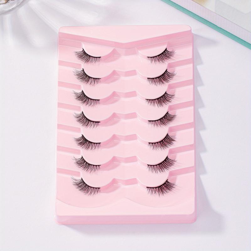 Fluffy Half Eye Lashes Soft Mink Hair Natural Style Cosplay