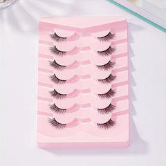 Fluffy Half Eye Lashes Soft Mink Hair Natural Style Cosplay