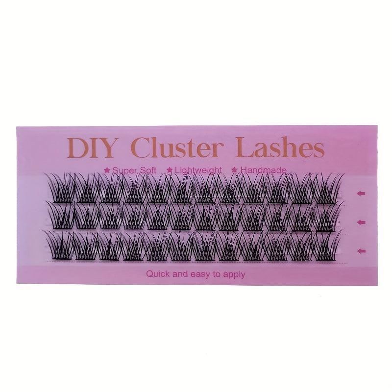 3 Rows Cluster Lashes Individual Cluster DIY Lash Extension Segmented False Lash
