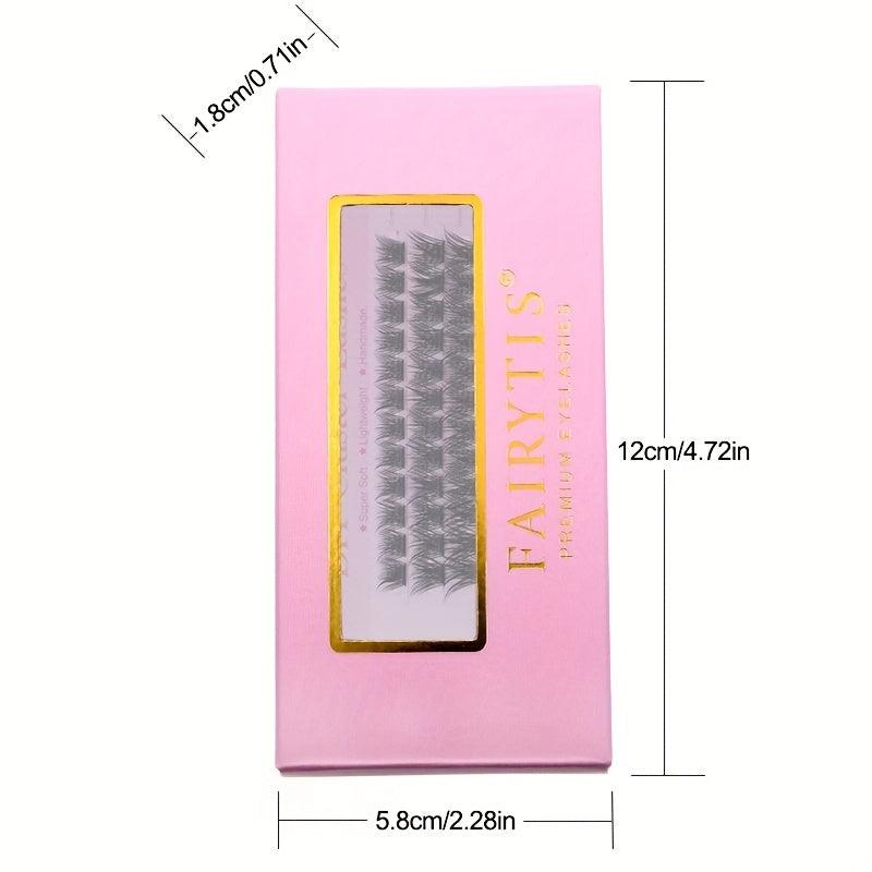 3 Rows Cluster Lashes Individual Cluster DIY Lash Extension Segmented False Lash