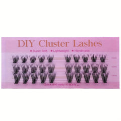 3 Rows Cluster Lashes Individual Cluster DIY Lash Extension Segmented False Lash