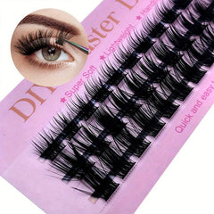 3 Rows Cluster Lashes Individual Cluster DIY Lash Extension Segmented False Lash