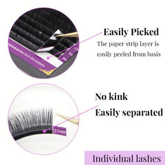 16 Rows Classic Individual Eyelashes Extension Cluster Lashes