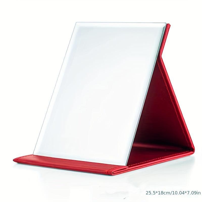 Folded Table Makeup Mirror Adjustable Rectangular Ultra Thin Mirror