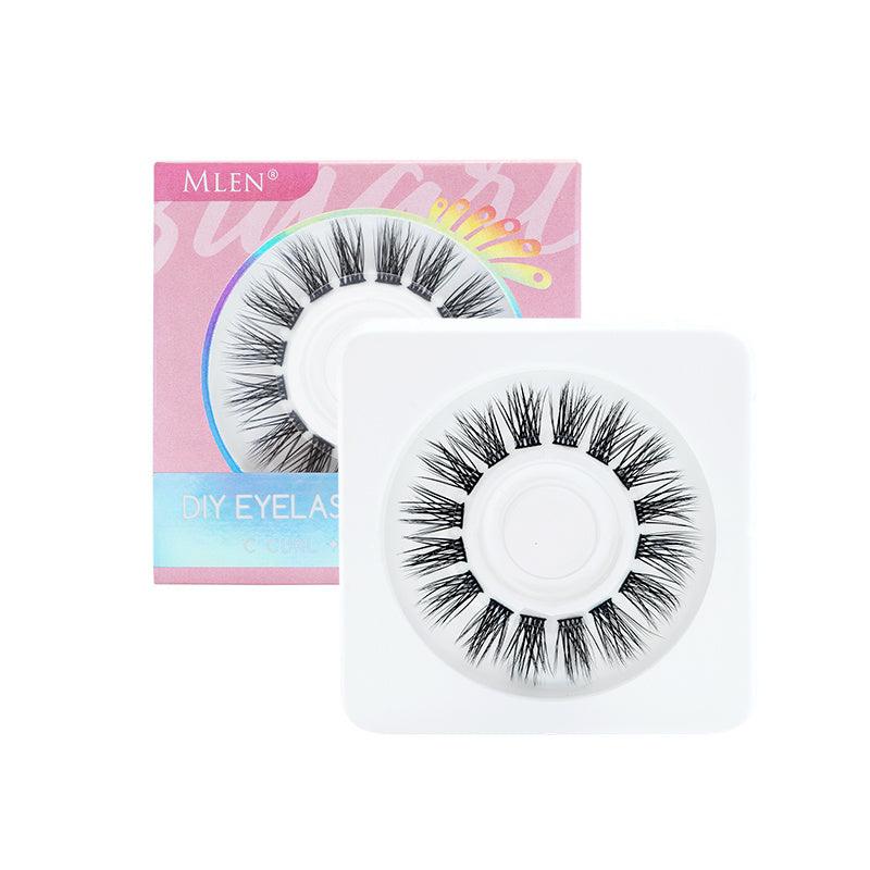 16 Clusters Fluffy C Curl Mini Wisps Eyelash Extensions Natural Look