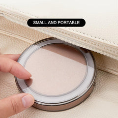 Portable LED Lighted Compact Mirror 3x Magnification