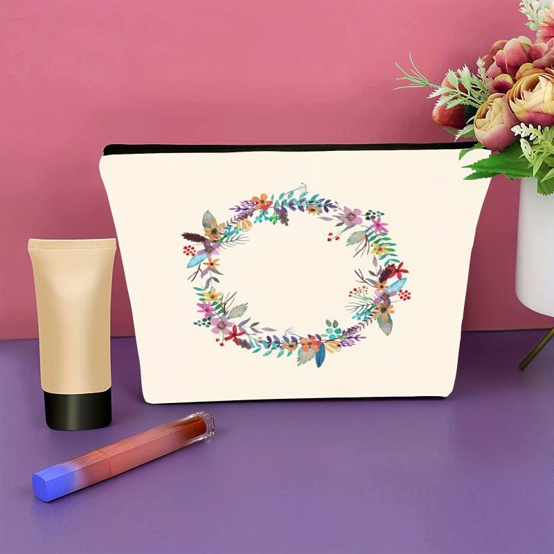 Funny Canvas Cosmetic Bag Makeup Bags Travel Bag Birthday Women