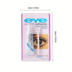 Waterproof Invisible Eyelash Glue Hold Strong Adhesive with Y Shape Accessory