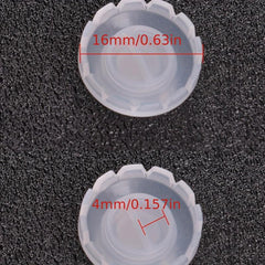 100pcs Eyelash Extension Glue Holder Flower Cups Volume Lashes Fan Blossom Cups