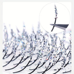 Glitter False Eyelashes D Curling Extensions for Party and Wedding Use