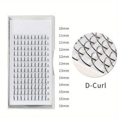 Glitter False Eyelashes D Curling Extensions for Party and Wedding Use