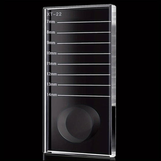 Crystal Eyelash Extension Pallet False Lash Tray Strip Glue Holder