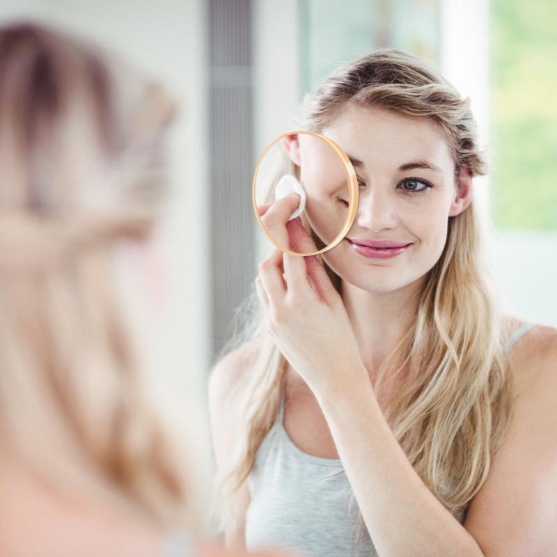 10x Magnification Round Make Up Mirror