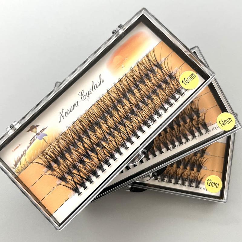 Mikiwi 180Pcs 30 40D C Curl Mix12 14 16mm Cluster Lashes Individual Lashes