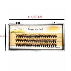 Mikiwi 180Pcs 30 40D C Curl Mix12 14 16mm Cluster Lashes Individual Lashes
