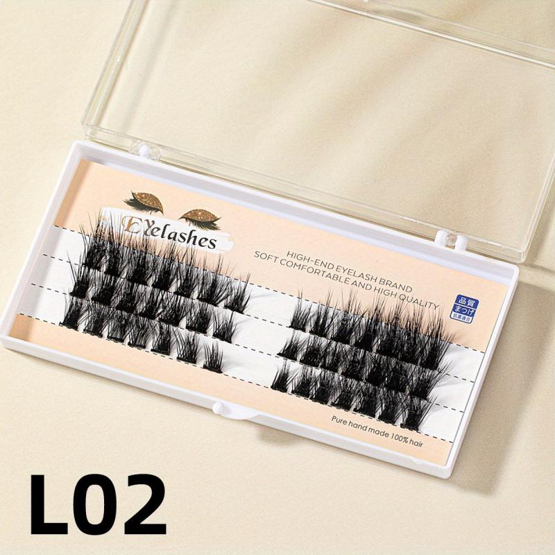 L Curling Lash Clusters DIY Eyelashes Extensions 42 Clusters