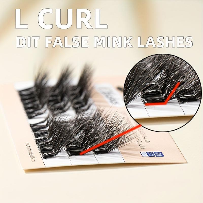 L Curling Lash Clusters DIY Eyelashes Extensions 42 Clusters