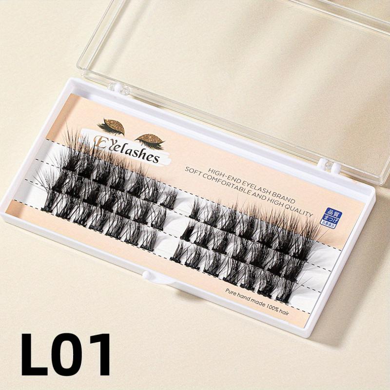 L Curling Lash Clusters DIY Eyelashes Extensions 42 Clusters