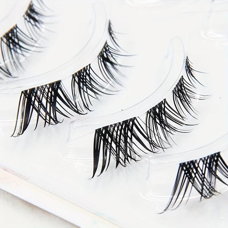 Fluffy Faux Mink False Lashes Soft Volume Long Eyelash Extensions
