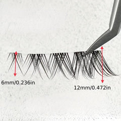 Fluffy Faux Mink False Lashes Soft Volume Long Eyelash Extensions