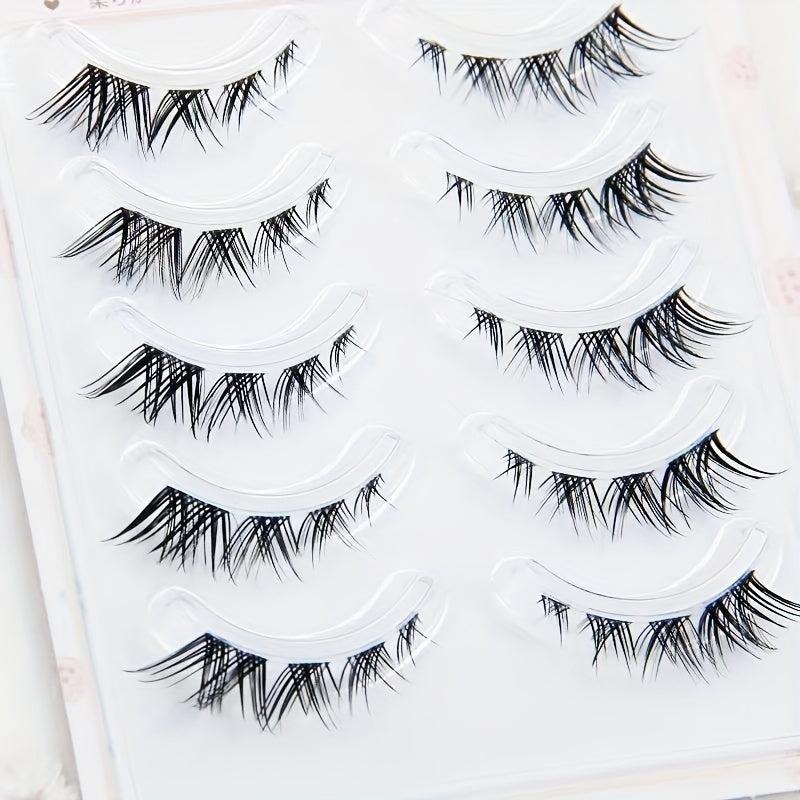 Fluffy Faux Mink False Lashes Soft Volume Long Eyelash Extensions