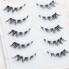 Fluffy Faux Mink False Lashes Soft Volume Long Eyelash Extensions