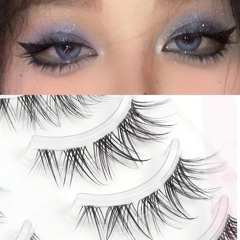 Fluffy Faux Mink False Lashes Soft Volume Long Eyelash Extensions
