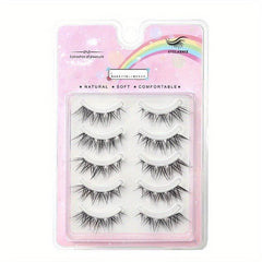 Fluffy Faux Mink False Lashes Soft Volume Long Eyelash Extensions