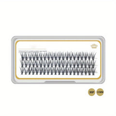 30 Cluster Grafted Mink Hair Lashes False Eyelashes