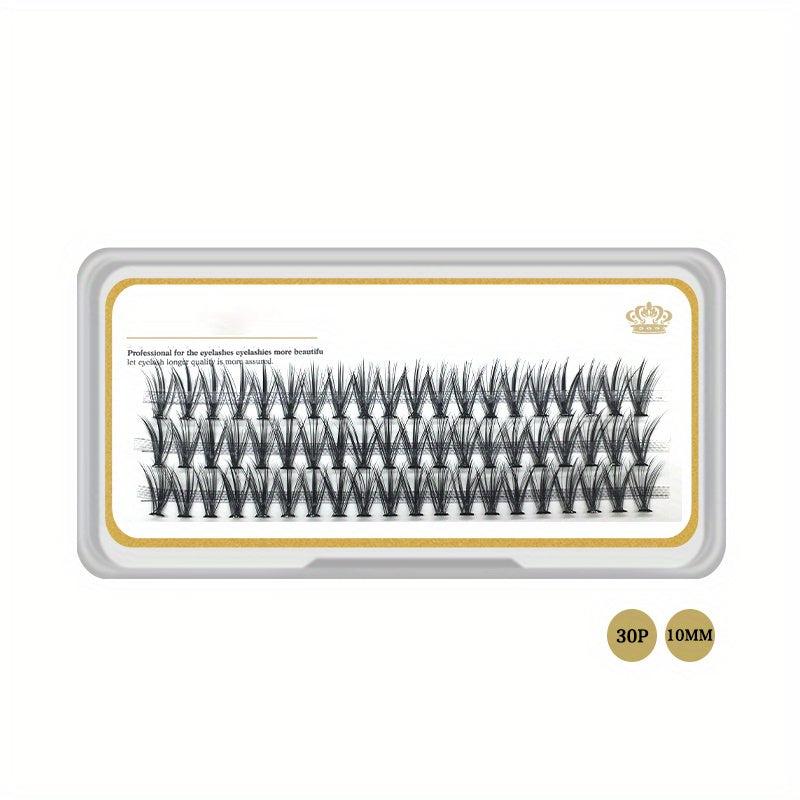 30 Cluster Grafted Mink Hair Lashes False Eyelashes