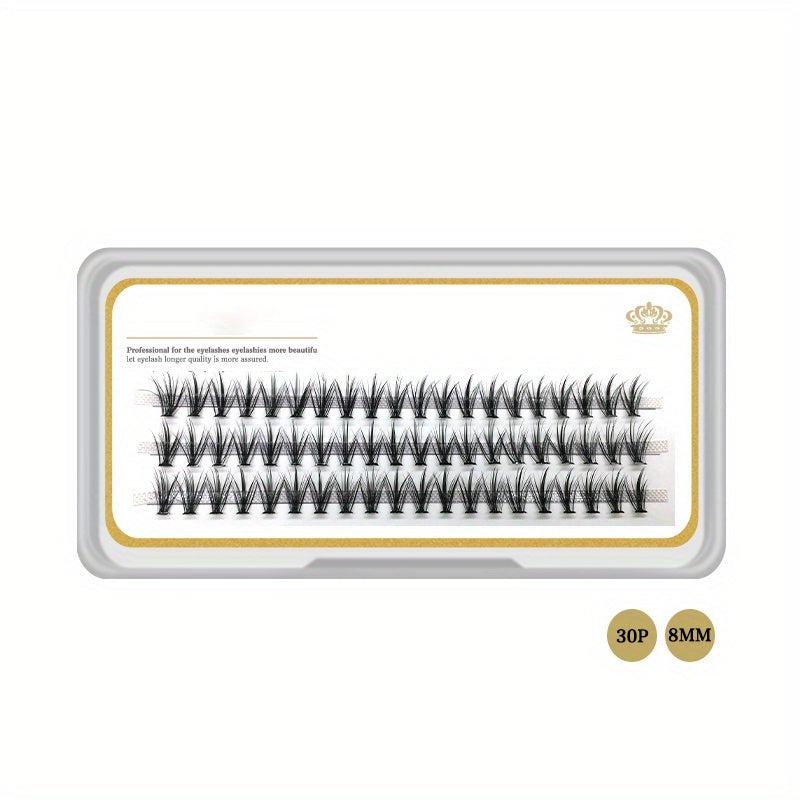 30 Cluster Grafted Mink Hair Lashes False Eyelashes