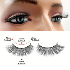 7 Pairs Natural 3D Silk False Eyelashes 13 15mm