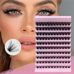 Lash Clusters 120pcs 8-16mm Wispy Individual Lashes D Curl Fluffy Cluster