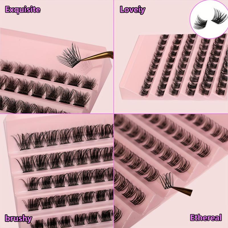 DIY Clusters Lashes 150 120 100 Pcs Lash Extension DD Curling 8 16mm Single