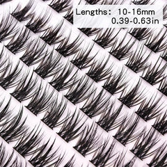 220pcs Lash Clusters Extensions DIY 10-16mm False Eyelashes Bundle