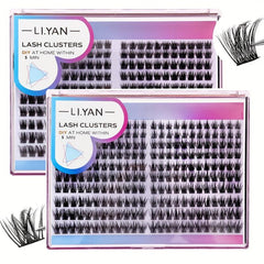 220pcs Lash Clusters Extensions DIY 10-16mm False Eyelashes Bundle