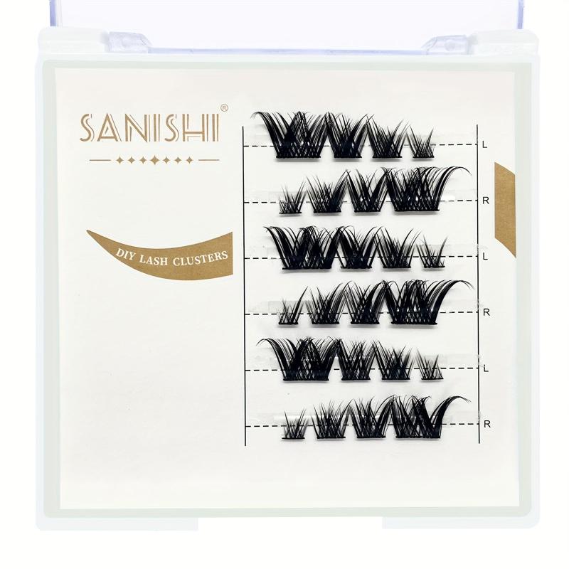 DIY 5-14mm Eyelash Clusters Reusable Faux Mink Cat Eye False Eyelashes