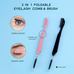Eyelash & Eyebrow Brush Lash Mascara Separator Comb for Makeup Starters