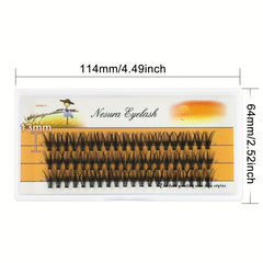 Natural Curling Individual Cluster Eyelash Extensions for Personal Use