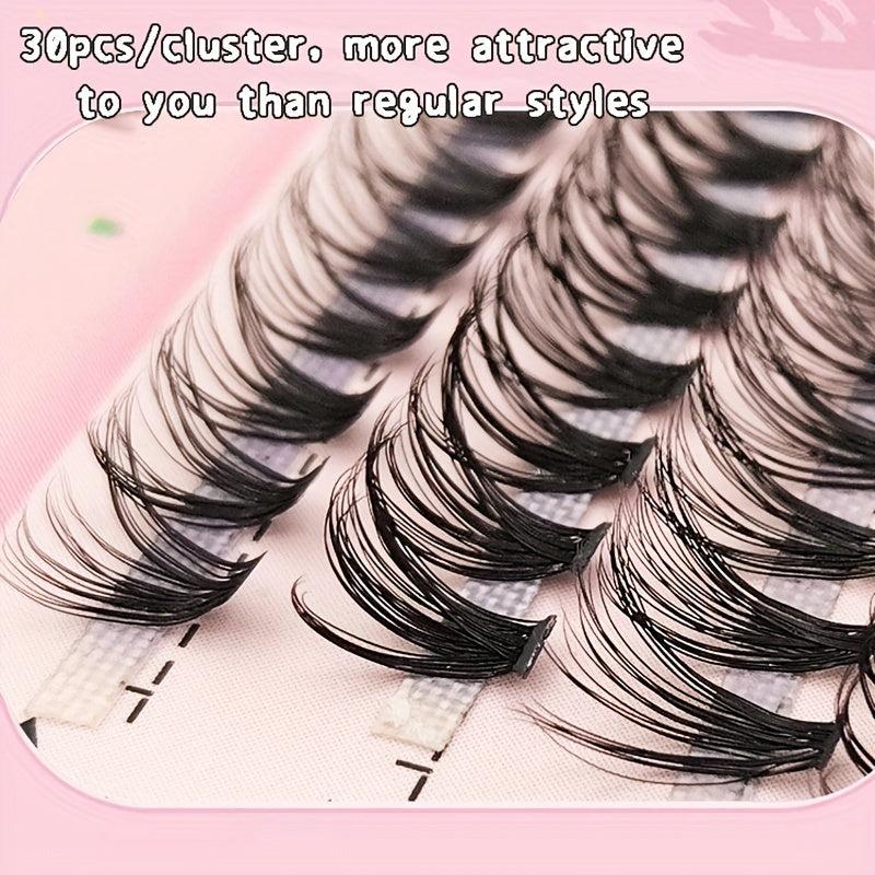 10D 20D 30D D Curl 3D Lashes Volume Soft Lightweight DIY Eyelash Extensions